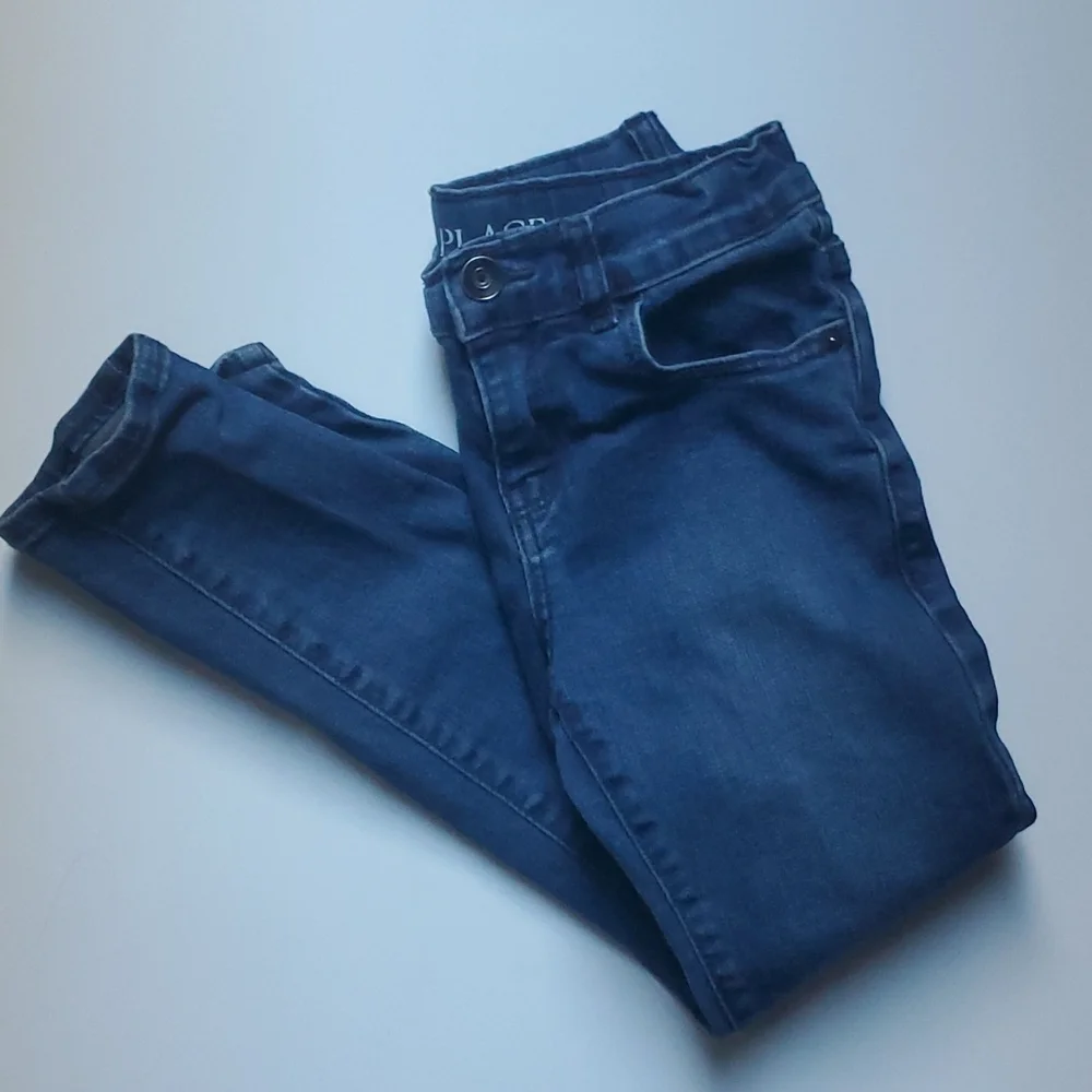 The Children's Place Blue Wash Straight Jeans-7